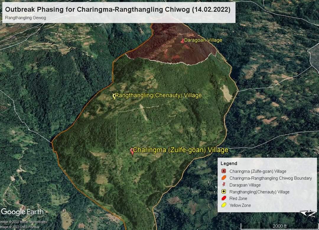 The Last Red Zone in Tsirang.