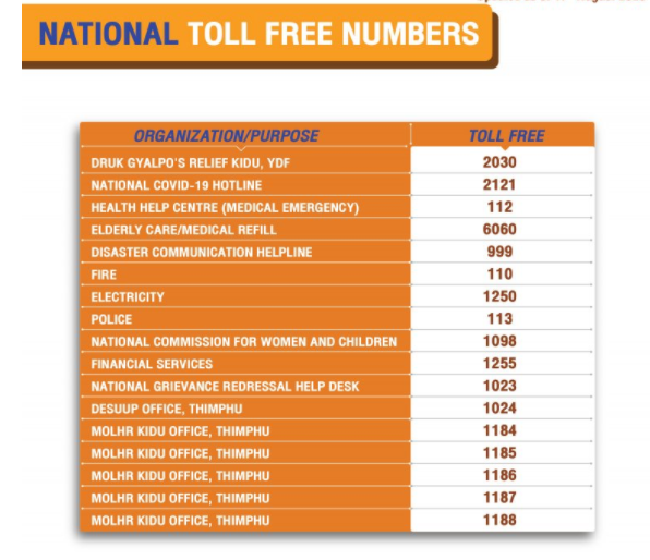 National Toll free