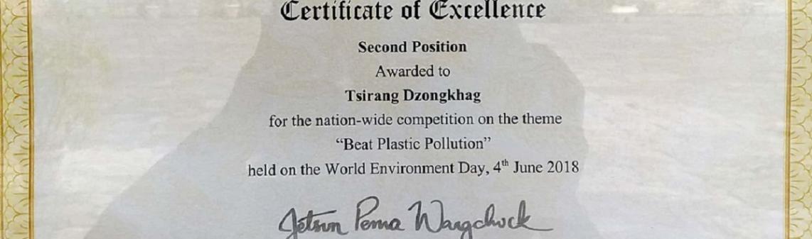 Certificate of Recognition | Royal Government of Bhutan